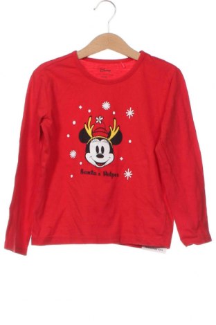 Детска блуза Disney, Размер 6-7y/ 122-128 см, Цвят Червен, Цена 12,00 лв.