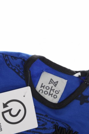 Dziecięca bluzka Koko Noko, Rozmiar 2-3m/ 56-62 cm, Kolor Niebieski, Cena 22,55 zł