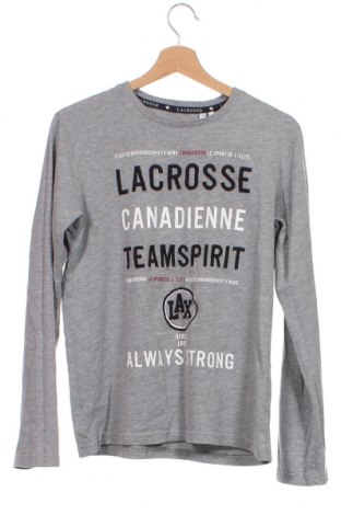 Kinder Shirt Lacrosse, Größe 15-18y/ 170-176 cm, Farbe Grau, Preis € 5,12