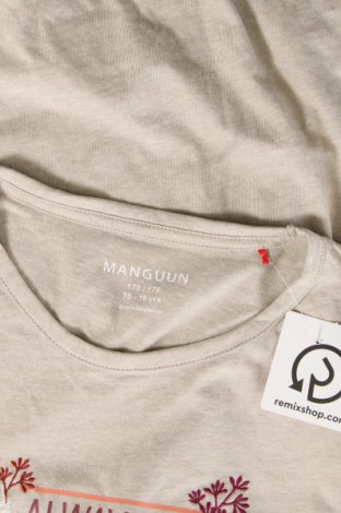 Kinder Shirt Manguun, Größe 15-18y/ 170-176 cm, Farbe Grau, Preis 3,67 €