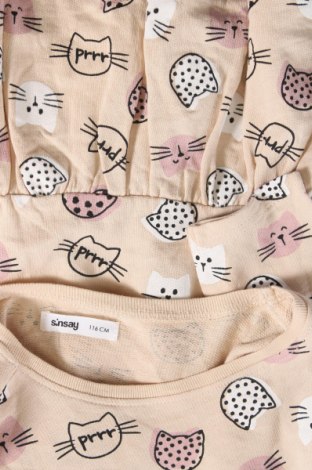 Детска блуза Sinsay, Размер 5-6y/ 116-122 см, Цвят Бежов, Цена 12,00 лв.