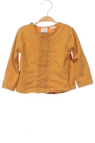 Детска блуза Zara Kids, Размер 18-24m/ 86-98 см, Цвят Жълт, Цена 8,47 лв.