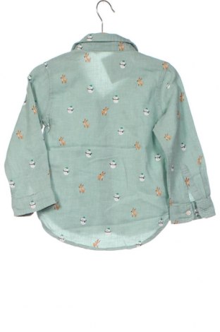 Детска риза H&M, Размер 3-4y/ 104-110 см, Цвят Зелен, Цена 11,76 лв.