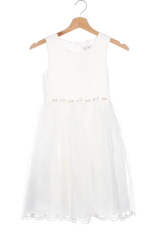 Детска рокля Happy Girls By Eisend, Размер 6-7y/ 122-128 см, Цвят Бял, Цена 35,60 лв.