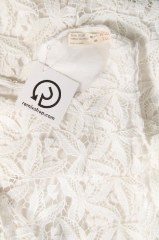 Kinderkleid Zara, Größe 9-10y/ 140-146 cm, Farbe Weiß, Preis 9,00 €