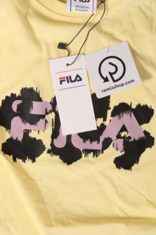 Детска тениска FILA, Размер 10-11y/ 146-152 см, Цвят Жълт, Цена 39,00 лв.