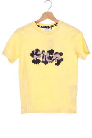 Детска тениска FILA, Размер 10-11y/ 146-152 см, Цвят Жълт, Цена 32,37 лв.