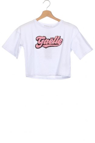 Детска тениска Gaelle Paris, Размер 11-12y/ 152-158 см, Цвят Бял, Цена 31,20 лв.