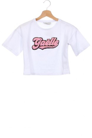 Dziecięcy T-shirt Gaelle Paris, Rozmiar 9-10y/ 140-146 cm, Kolor Biały, Cena 108,75 zł