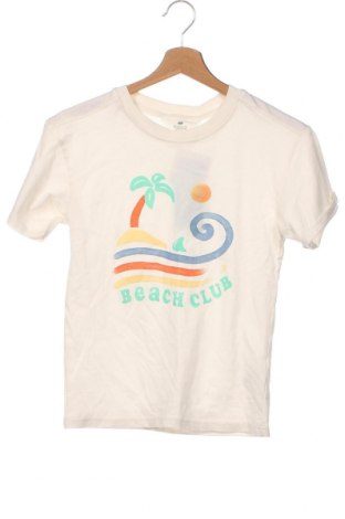 Kinder T-Shirt H&M, Größe 8-9y/ 134-140 cm, Farbe Ecru, Preis 4,91 €