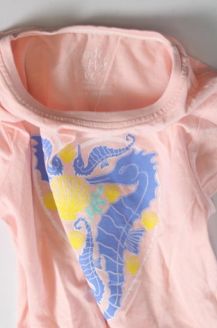 Детска тениска Made With Love, Размер 7-8y/ 128-134 см, Цвят Розов, Цена 12,00 лв.