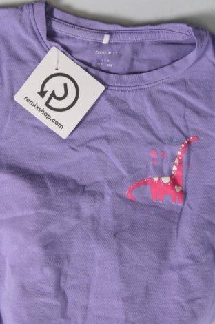 Kinder T-Shirt Name It, Größe 6-7y/ 122-128 cm, Farbe Lila, Preis 2,96 €