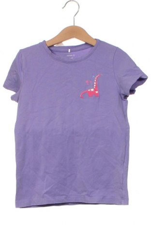 Kinder T-Shirt Name It, Größe 6-7y/ 122-128 cm, Farbe Lila, Preis 4,80 €