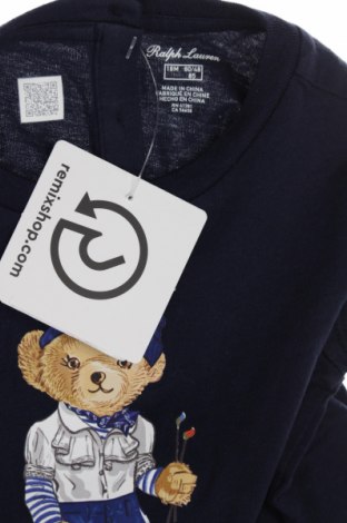 Παιδικό μπλουζάκι Ralph Lauren, Μέγεθος 12-18m/ 80-86 εκ., Χρώμα Μπλέ, Τιμή 29,90 €