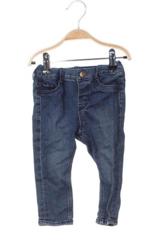 Dětské džíny  H&M, Velikost 9-12m/ 74-80 cm, Barva Modrá, Cena  199,00 Kč