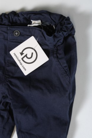 Детски панталон H&M, Размер 12-18m/ 80-86 см, Цвят Син, Цена 8,47 лв.