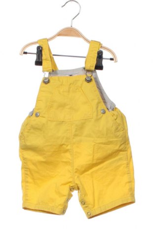 Kinder Overall Petit Bateau, Größe 9-12m/ 74-80 cm, Farbe Gelb, Preis 14,59 €