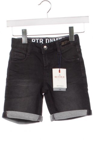 Детски къс панталон Retour Jeans, Размер 8-9y/ 134-140 см, Цвят Черен, Цена 51,00 лв.