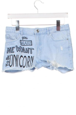 Детски къс панталон Zara, Размер 13-14y/ 164-168 см, Цвят Син, Цена 7,04 лв.