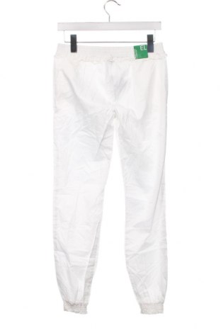 Pantaloni pentru copii United Colors Of Benetton, Mărime 11-12y/ 152-158 cm, Culoare Alb, Preț 83,42 Lei