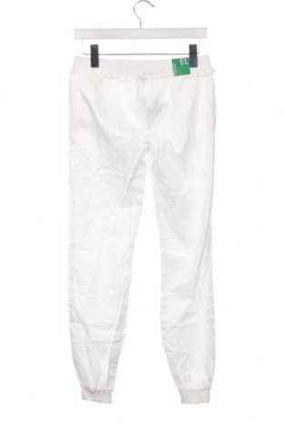 Pantaloni pentru copii United Colors Of Benetton, Mărime 11-12y/ 152-158 cm, Culoare Alb, Preț 61,71 Lei