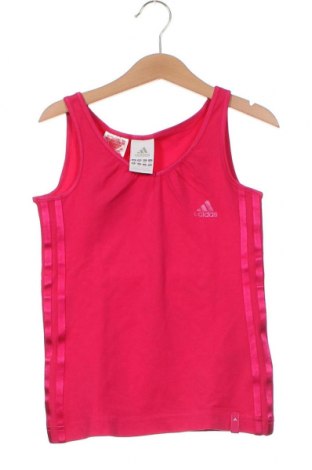Μπλουζάκι αμάνικο παιδικό Adidas, Μέγεθος 4-5y/ 110-116 εκ., Χρώμα Ρόζ , Τιμή 9,52 €