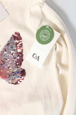 Παιδικό πουλόβερ C&A, Μέγεθος 4-5y/ 110-116 εκ., Χρώμα Εκρού, Τιμή 13,84 €