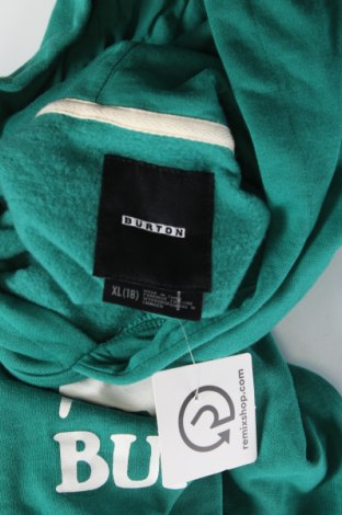 Kinder Sweatshirts Burton, Größe 15-18y/ 170-176 cm, Farbe Grün, Preis € 43,94