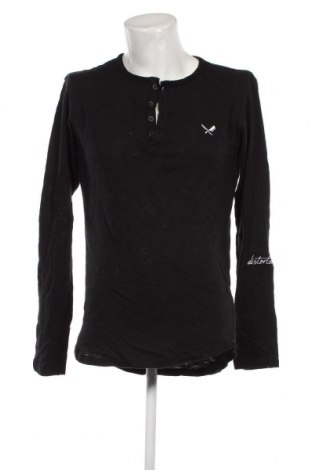 Ανδρική μπλούζα Distorted people, Μέγεθος L, Χρώμα Μαύρο, Τιμή 7,79 €