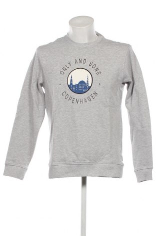 Ανδρική μπλούζα Only & Sons, Μέγεθος M, Χρώμα Γκρί, Τιμή 9,59 €