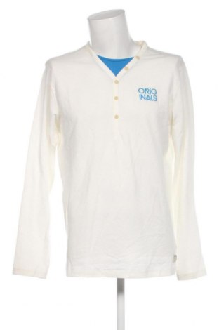 Ανδρική μπλούζα Originals By Jack & Jones, Μέγεθος XL, Χρώμα Λευκό, Τιμή 7,42 €