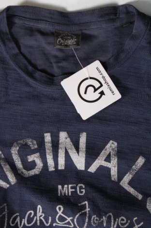 Ανδρική μπλούζα Originals By Jack & Jones, Μέγεθος L, Χρώμα Μπλέ, Τιμή 10,23 €