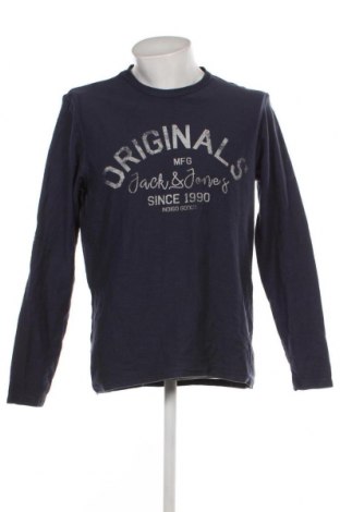 Ανδρική μπλούζα Originals By Jack & Jones, Μέγεθος L, Χρώμα Μπλέ, Τιμή 10,23 €