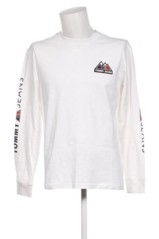 Ανδρική μπλούζα Tommy Jeans, Μέγεθος M, Χρώμα Λευκό, Τιμή 75,26 €