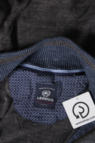 Jachetă tricotată de bărbați Lerros, Mărime L, Culoare Gri, Preț 63,16 Lei
