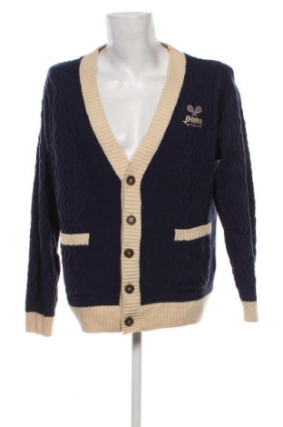 Jachetă tricotată de bărbați Pull&Bear, Mărime M, Culoare Albastru, Preț 57,23 Lei