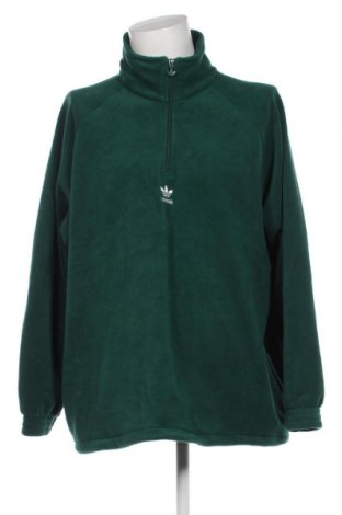 Ανδρική μπλούζα fleece Adidas Originals, Μέγεθος XXL, Χρώμα Πράσινο, Τιμή 12,62 €