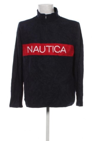 Мъжка поларена блуза Nautica, Размер L, Цвят Син, Цена 34,00 лв.