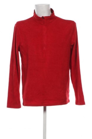 Ανδρική μπλούζα fleece Outdoor Life, Μέγεθος L, Χρώμα Κόκκινο, Τιμή 6,12 €