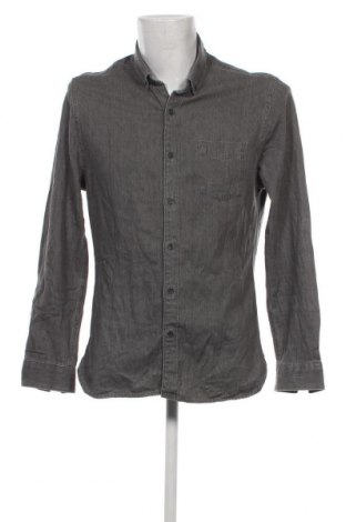 Herrenhemd, Größe M, Farbe Grau, Preis € 4,44