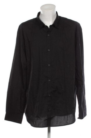 Ανδρικό πουκάμισο, Μέγεθος 5XL, Χρώμα Μαύρο, Τιμή 17,94 €