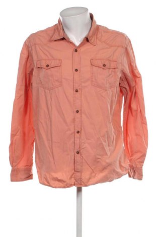 Ανδρικό πουκάμισο 21 Men, Μέγεθος XL, Χρώμα Πορτοκαλί, Τιμή 9,00 €