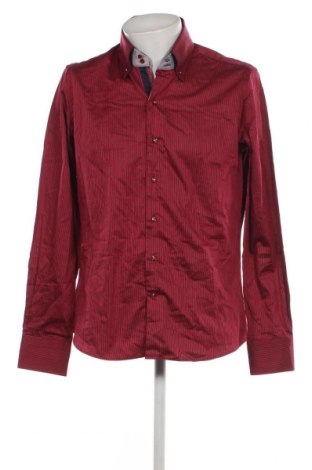 Ανδρικό πουκάμισο 7 Camicie, Μέγεθος L, Χρώμα Κόκκινο, Τιμή 34,02 €