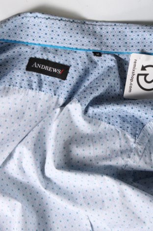 Pánská košile  Andrews, Velikost M, Barva Modrá, Cena  456,00 Kč