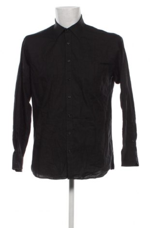 Мъжка риза Angelo Litrico, Размер M, Цвят Черен, Цена 14,50 лв.