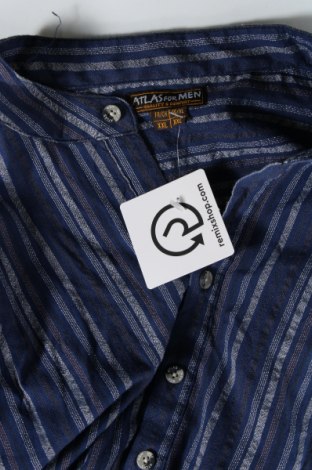 Ανδρικό πουκάμισο Atlas For Men, Μέγεθος XXL, Χρώμα Μπλέ, Τιμή 17,94 €