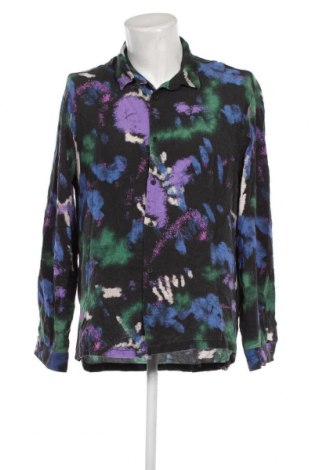 Ανδρικό πουκάμισο Bershka, Μέγεθος L, Χρώμα Πολύχρωμο, Τιμή 10,76 €