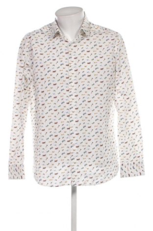 Ανδρικό πουκάμισο Bigotti, Μέγεθος XL, Χρώμα Λευκό, Τιμή 10,46 €