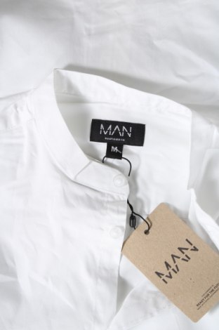 Мъжка риза Boohoo, Размер M, Цвят Бял, Цена 18,40 лв.