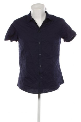 Ανδρικό πουκάμισο Boohoo, Μέγεθος L, Χρώμα Μπλέ, Τιμή 14,23 €